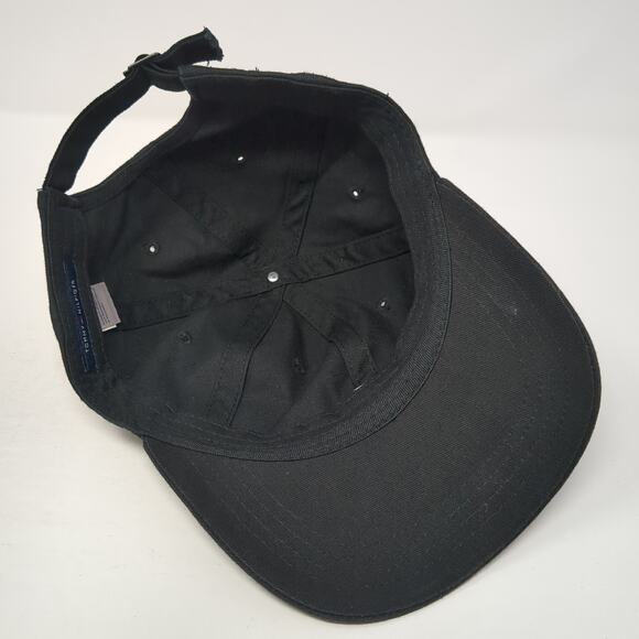 Tommy Hilfiger Slideback Baseball Cap Black One Size Adjustable Embroidered - Picture 7 of 10
